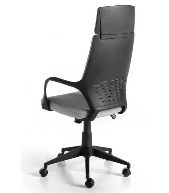 Silla de oficina muy cómoda elevable reclinable y giratoria mdmhogar