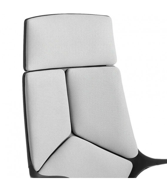 Silla de oficina muy cómoda elevable reclinable y giratoria mdmhogar