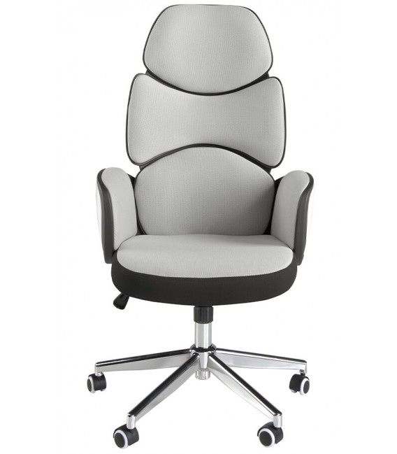 Silla de oficina muy cómoda elevable reclinable y giratoria mdmhogar