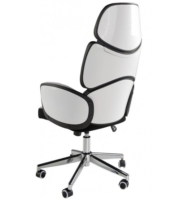 Silla de oficina muy cómoda elevable reclinable y giratoria mdmhogar