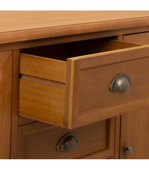 Aparador pequeño realizado en madera  teñida color cerezo mdmhogar