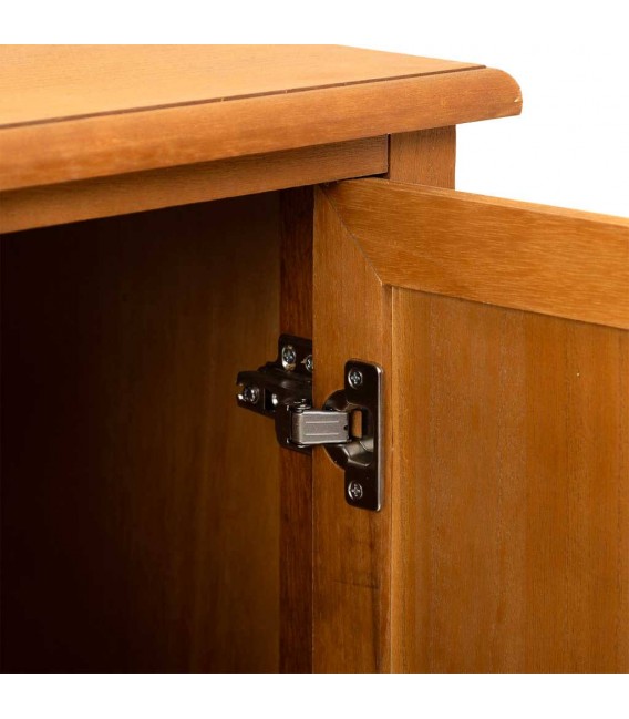 Aparador pequeño realizado en madera  teñida color cerezo mdmhogar