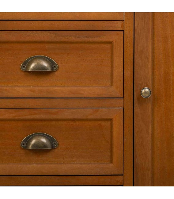 Aparador pequeño realizado en madera  teñida color cerezo mdmhogar