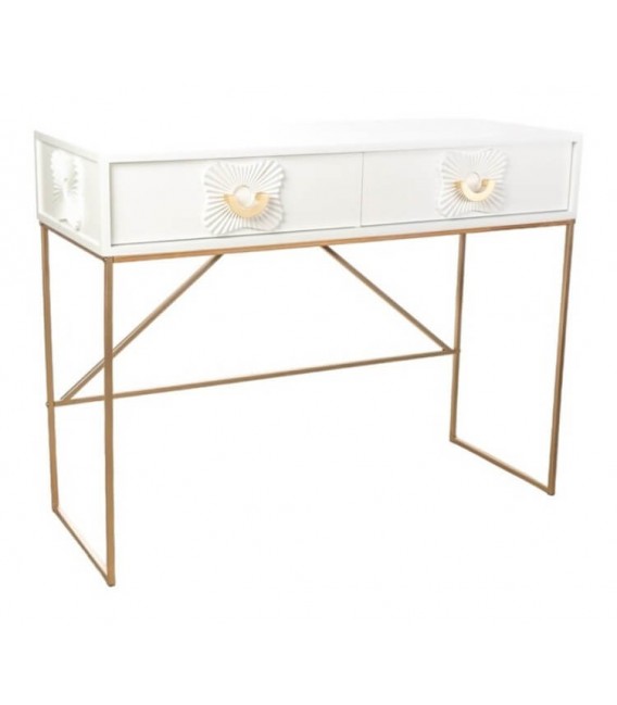 Consola de entrada lacada en blanco mdmhogar