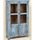 VITRINA 90 X 40 X 150 GINIA MADERA AZUL