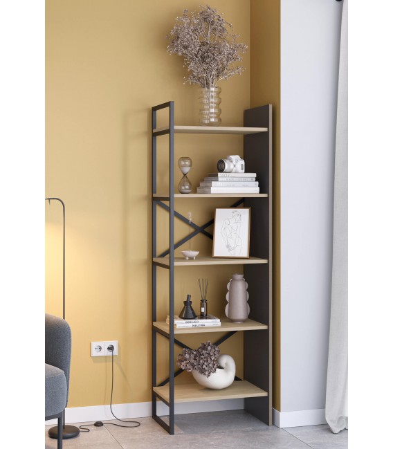 Librería estantería pequeña estable y robusta mdmhogar