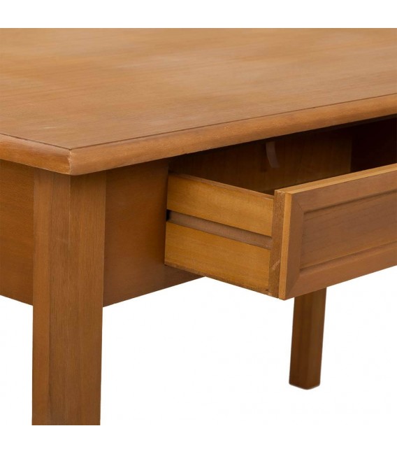 Mesa de comedor rectangular madera color cerezo mdmhogar