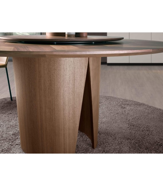 Mesa comedor redonda grande de diseño moderno mdmhogar