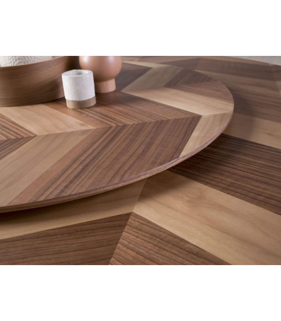 Mesa comedor redonda grande de diseño moderno mdmhogar