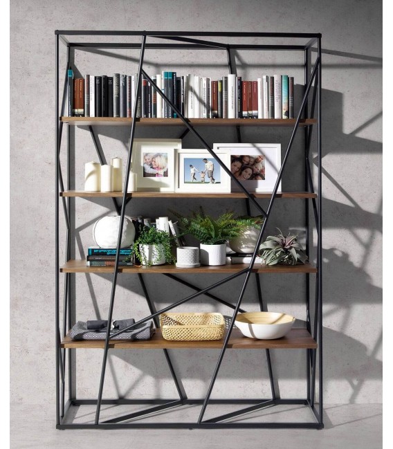 Estantería moderna estilo industrial mdmhogar