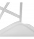 Silla de polipropileno apilable color blanco cómoda mdmhogar