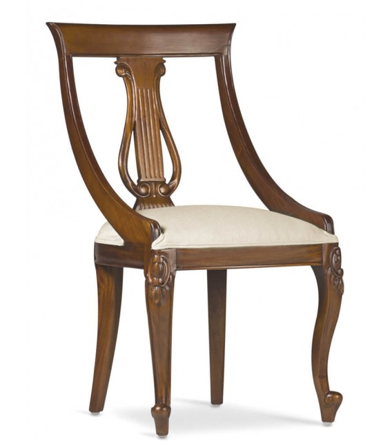 SILLA 50 X 47 X 90 LIBERTY MADERA CAOBA ARTESANAL