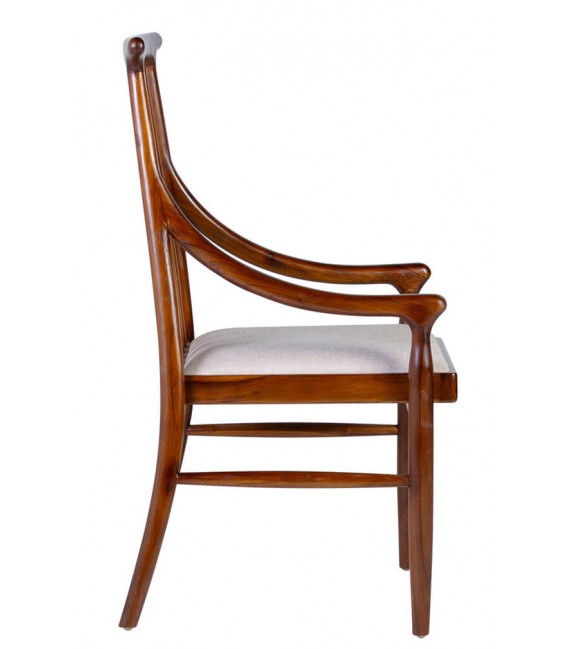 Sillón de comedor comodo estilo colonial mdmhogar