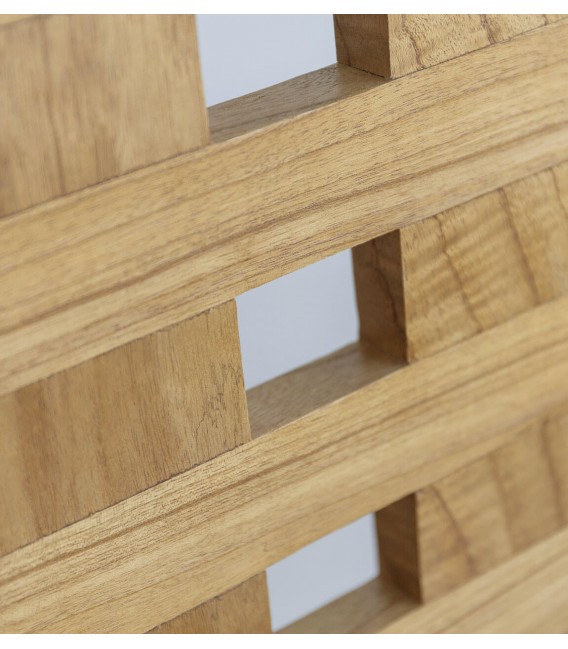 Silla de estilo colonial madera de mindi natural mdmhogar