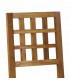 Silla de comedor madera de mindi color teca mdmhogar