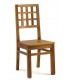 Silla de comedor madera de mindi color teca mdmhogar