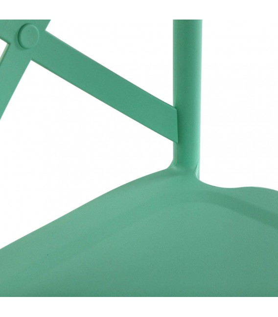 Silla de polipropileno apilable color verde muy cómoda mdmhogar