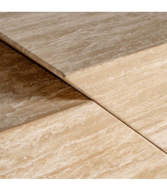 Mueble de televisión muy grande 2 alturas travertino mdmhogar