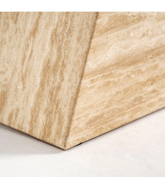 Mueble de televisión muy grande 2 alturas travertino mdmhogar