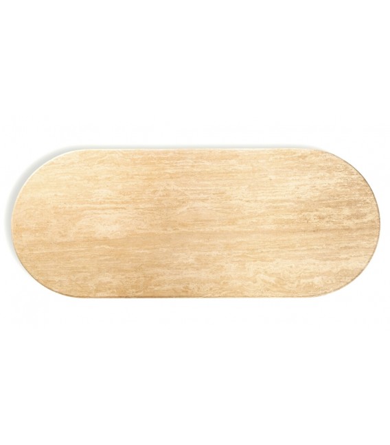 Mesa de comedor muy grande travertino  mdmhogar