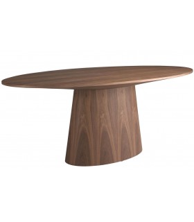 Mesa de comedor ovalada grande mdmhogar