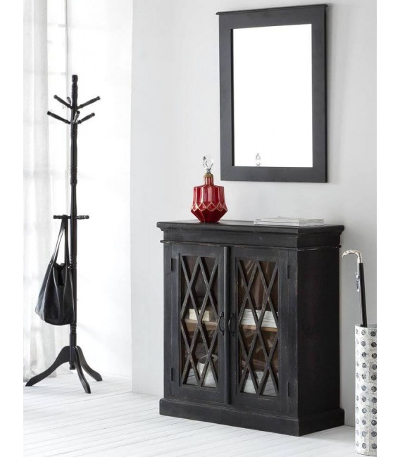 ESPEJO RECTANGULAR 70 X 90 SERLOC MADERA NEGRO