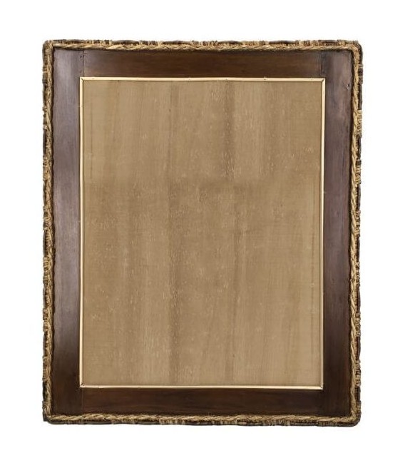 ESPEJO RECTANGULAR 80 X 100  MIRLIO RATAN NATURAL