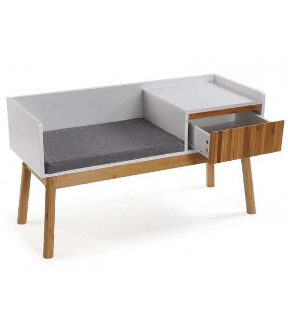 Banco descalzador estilo nórdico  mdmhogar