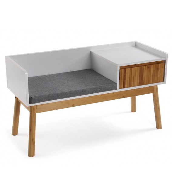 Banco descalzador estilo nórdico  mdmhogar