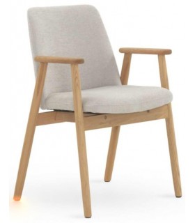 Sillón de comedor cómodo roble mdmhogar