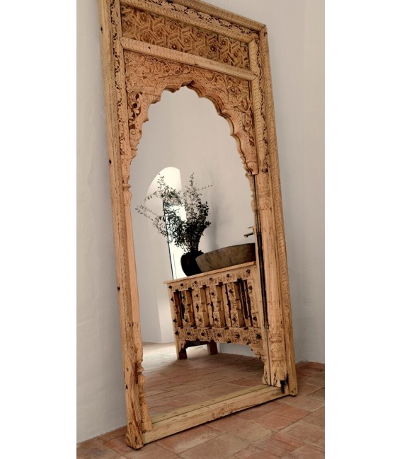 Espejo vestidor muy grande madera de teca mdmhogar