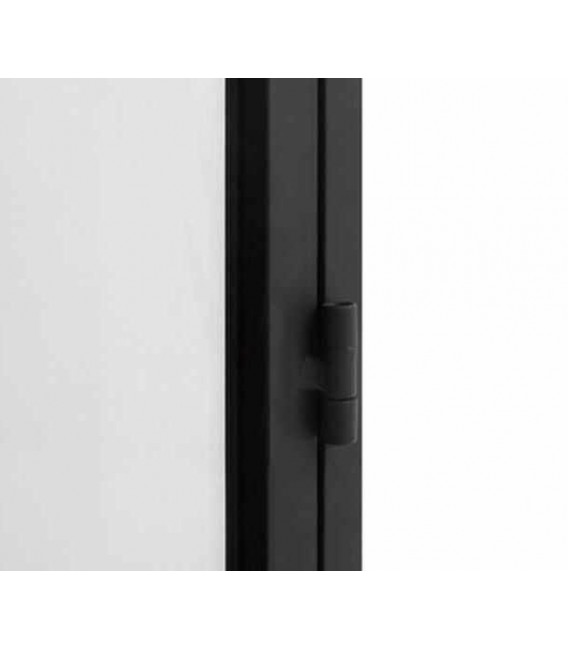 Vitrina de estilo industrial metal negro mdmhogar