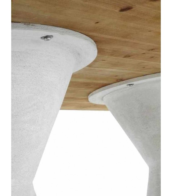 Mesa de comedor rectangular grande estilo ibicenco mdmhogar