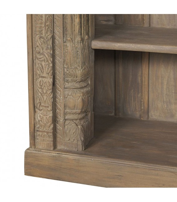 estantería librería madera maciza mdmhogar