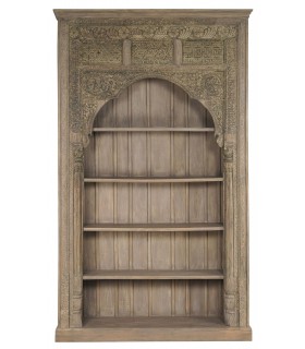 estantería librería madera maciza mdmhogar