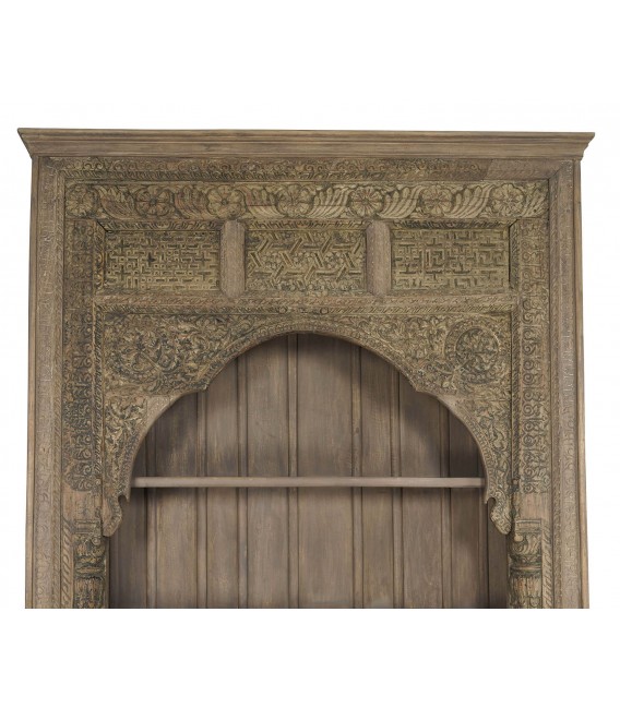 estantería librería madera maciza mdmhogar