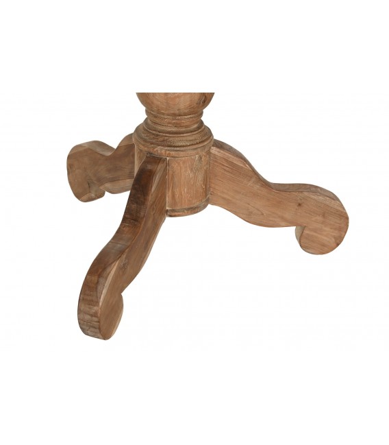 Mesa de comedor ovalada grande realizada en madera de teca mdmhogar