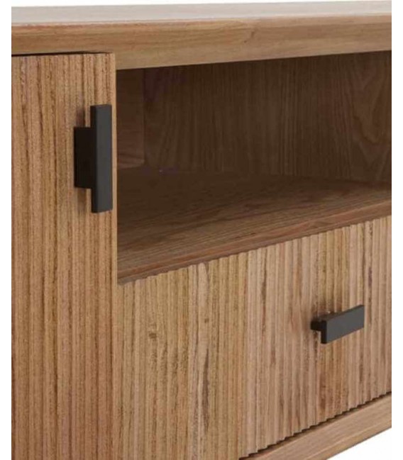 Mueble de TV  madera de fresno natural mdmhogar
