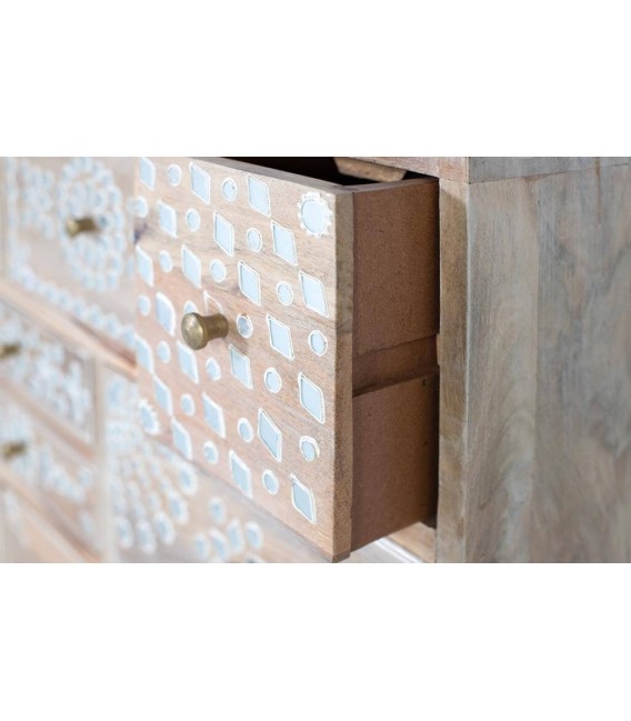 Cómoda pequeña madera maciza mdmhogar