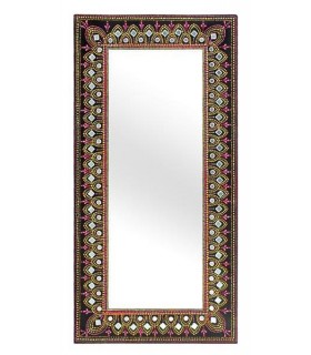 Espejo decorativo pintado a mano por artesanos mdmhogar