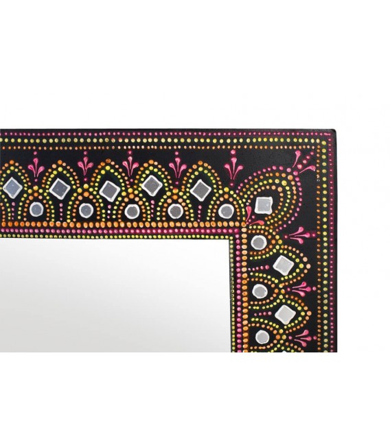 Espejo decorativo pintado a mano por artesanos mdmhogar