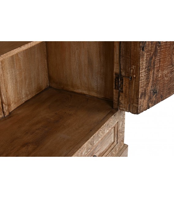 Armario alacena madera de teca tallada mano mdmhogar