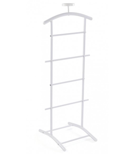 Galán de noche metal blanco robusto de gran capacidad  mdmhogar