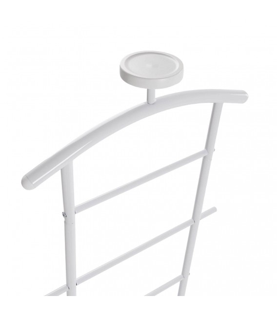 Galán de noche metal blanco robusto de gran capacidad  mdmhogar