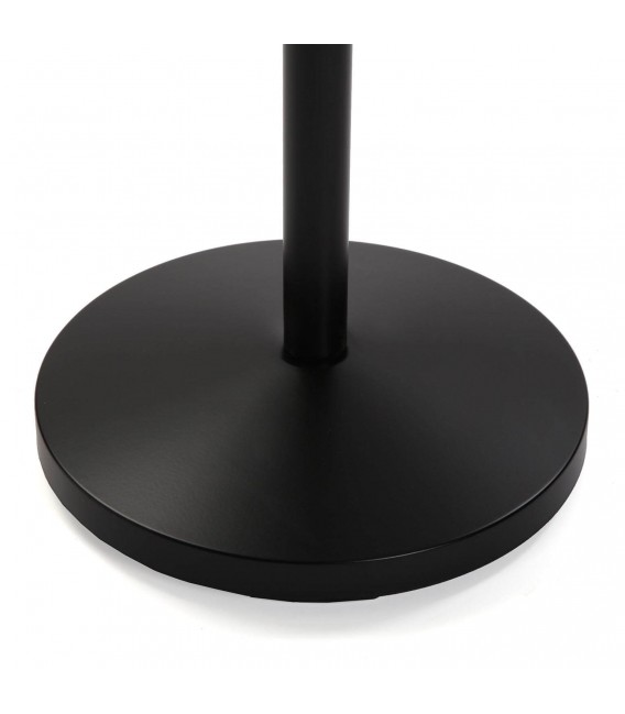 Perchero de pie metal negro con 5 colgadores  mdmhogar