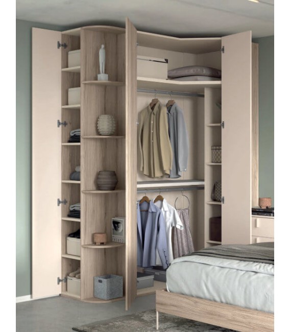 DORMITORIO MATRIMONIO MODULAR EMO2 HABANA Y SEDA