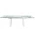 Mesa comedor extensible cristal templado mdmhogar