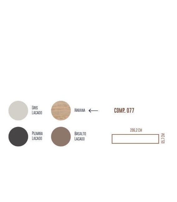 Armario ropero de calidad con una amplia modulación