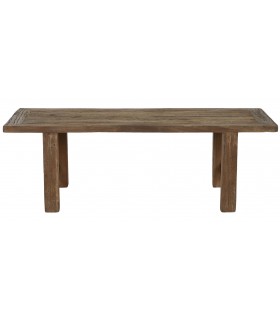 Mesa de centro rectangular grande madera de teca mdmhogar