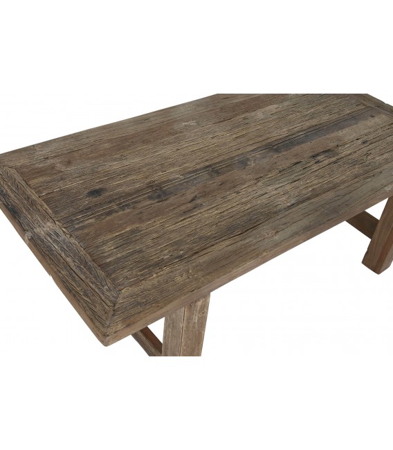 Mesa de centro rectangular grande madera de teca mdmhogar